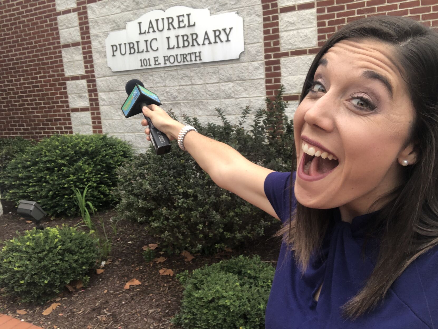 KATIE AT THE LIBRARY